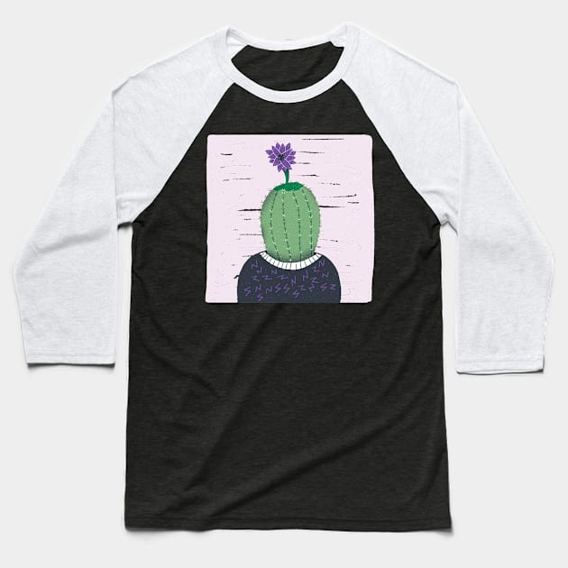 Cactus Baseball T-Shirt by rfortes